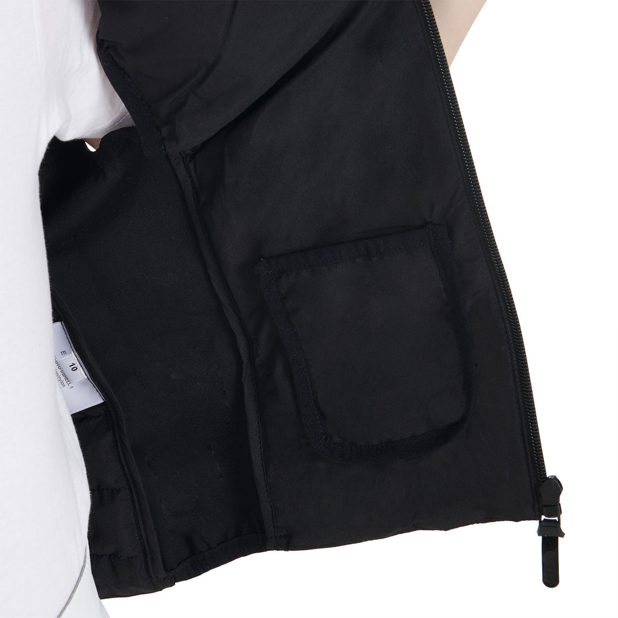 Equestro Kids' Vest In Technical Fabric #colour_black