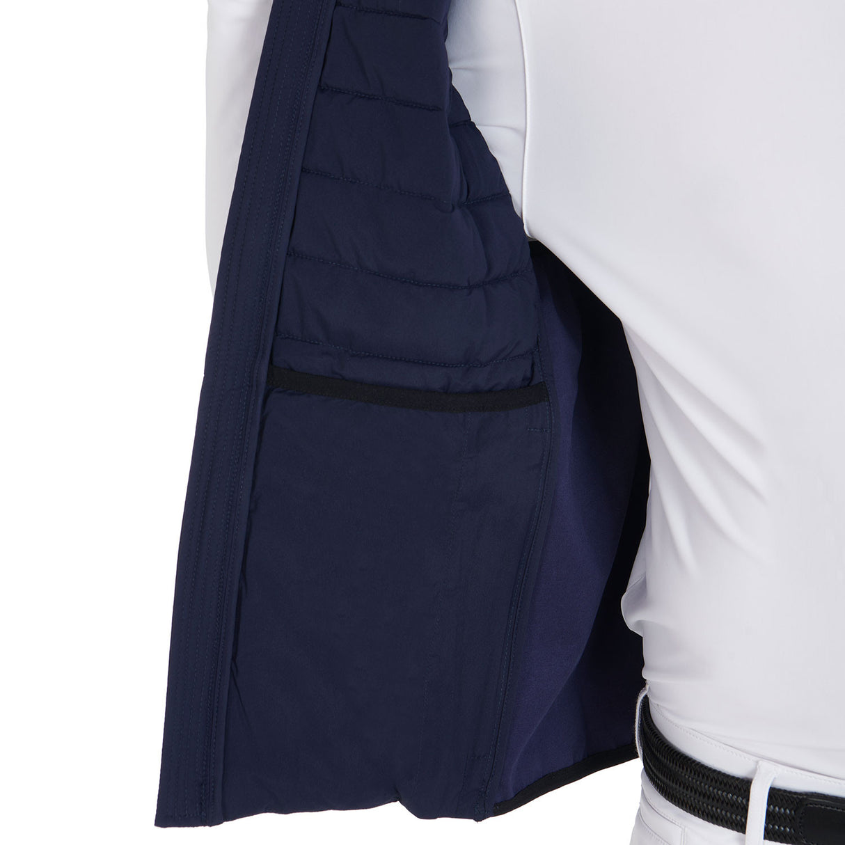 Men's vest in windproof technical fabric