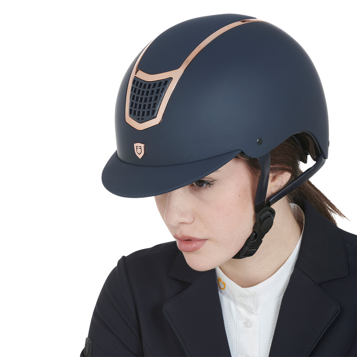 Ultra light helmet with polished frame homologation EN 1384-2023