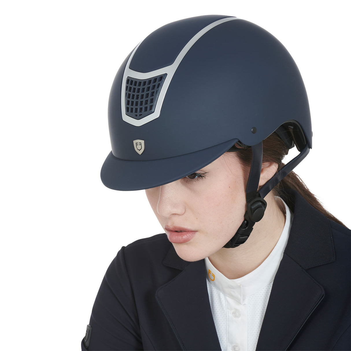 Ultra light helmet with polished frame homologation EN 1384-2023