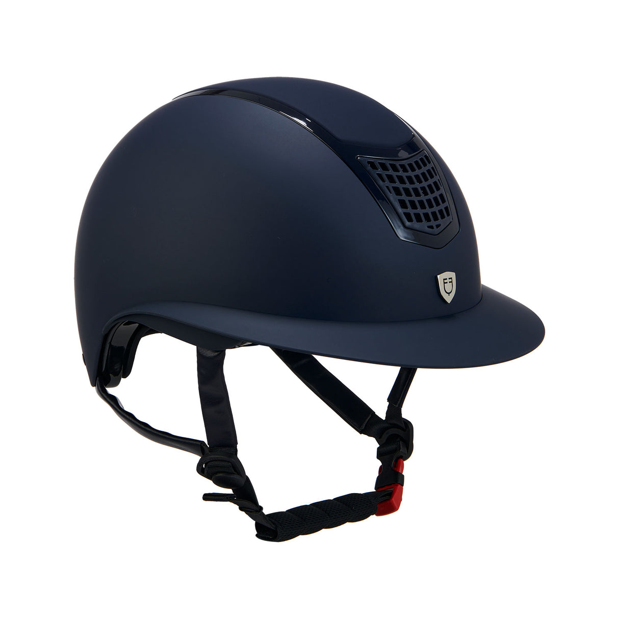 Equestro Ultra-Light Helmet In Resistant Matte Plastic En 1384-2023 Homologation #colour_blue