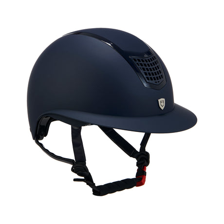 Equestro Ultra-Light Helmet In Resistant Matte Plastic En 1384-2023 Homologation #colour_blue
