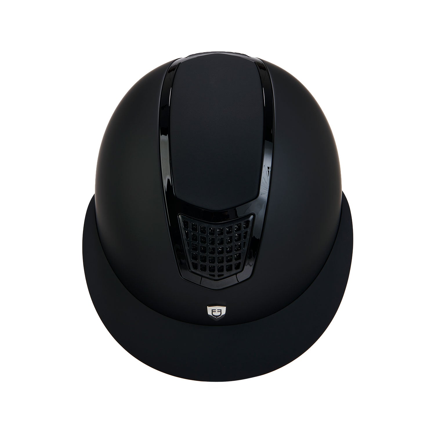Equestro Ultra-Light Helmet In Resistant Matte Plastic En 1384-2023 Homologation #colour_black
