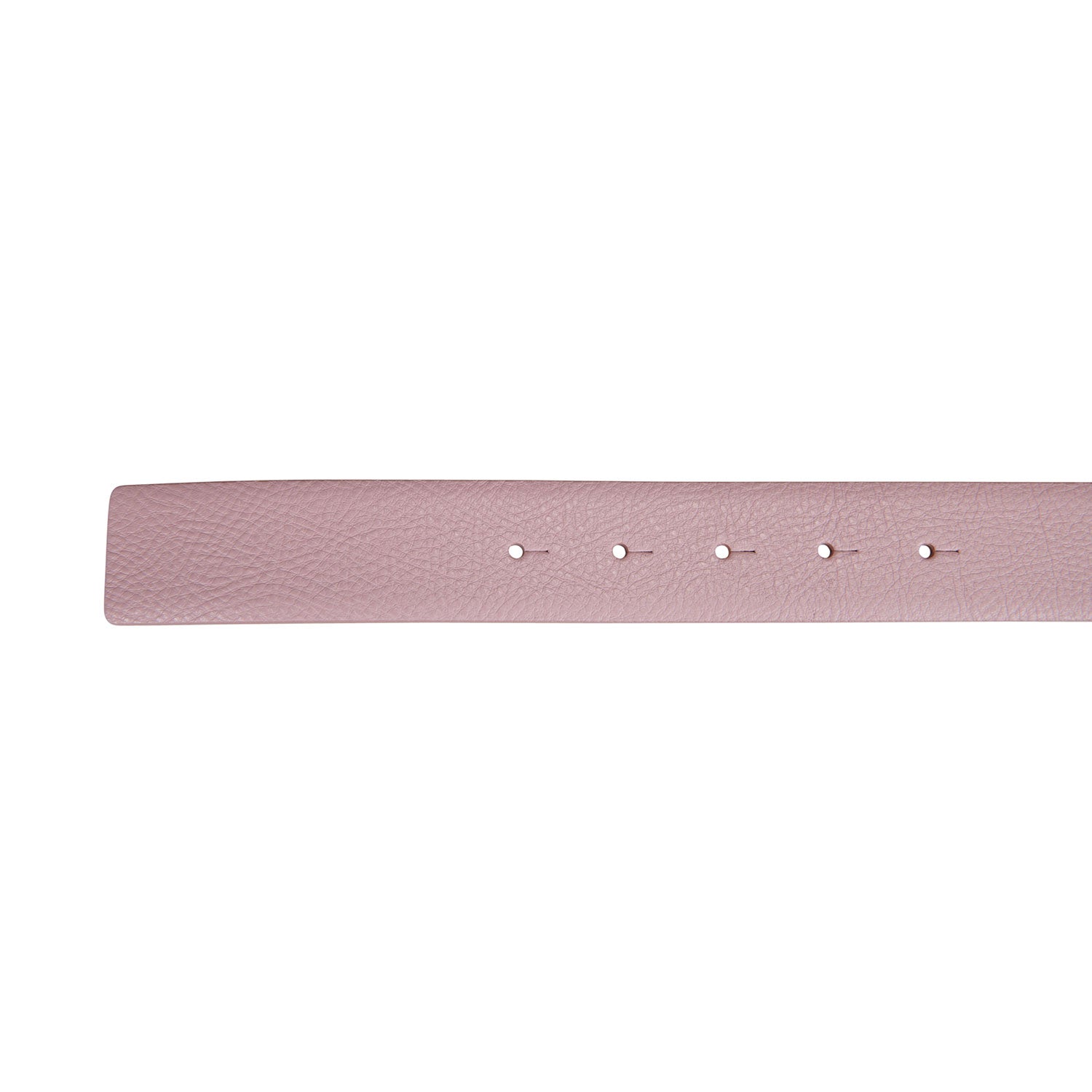 Equestro Double Face Smooth Leather Belt #colour_white-pink-gold