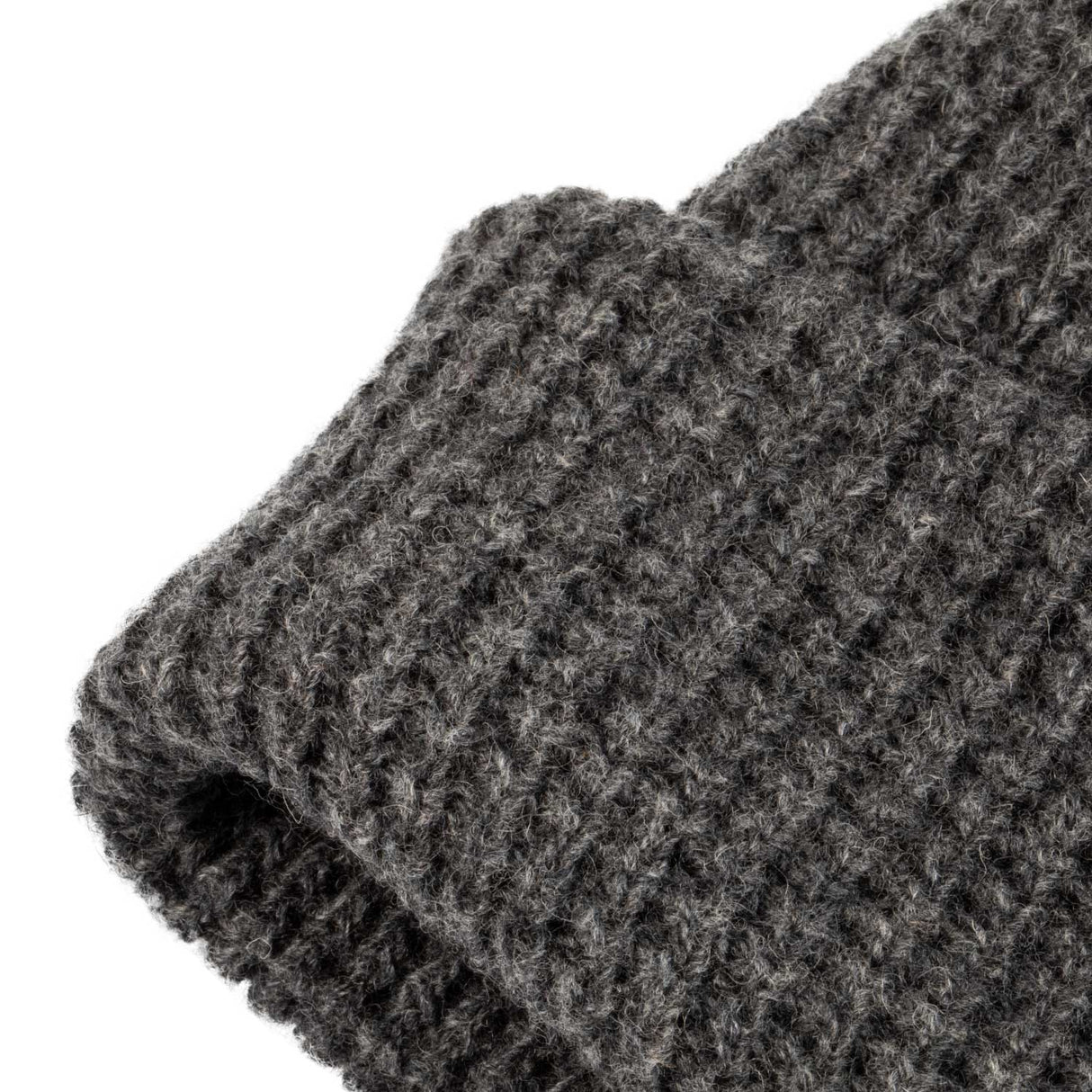 Equestro Unisex Ribbed Wool Beanie With Logo #colour_grey