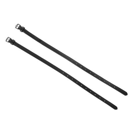 Equestro Leather Spur Strap #colour_black