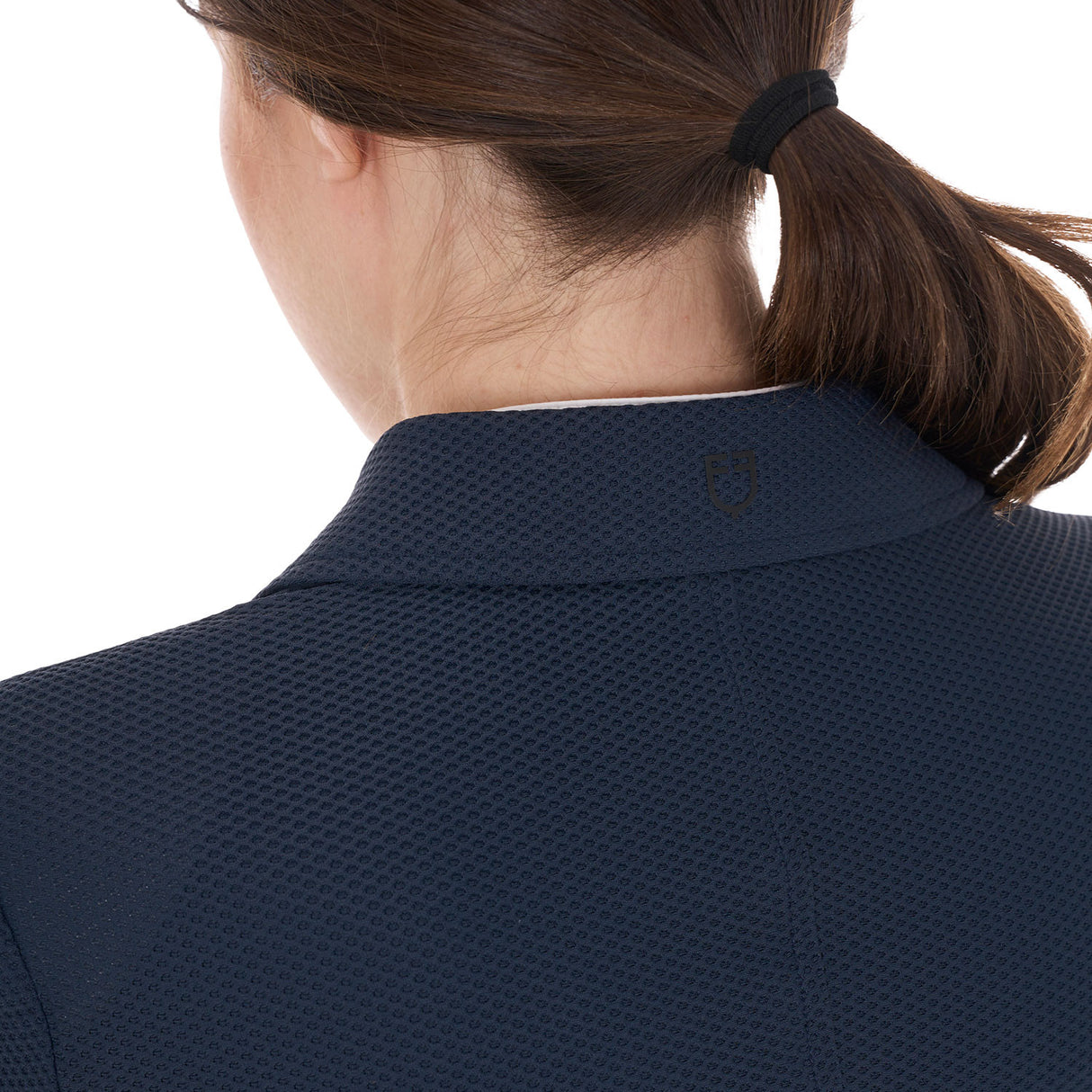 Women's competition jacket four buttons perforated fabric