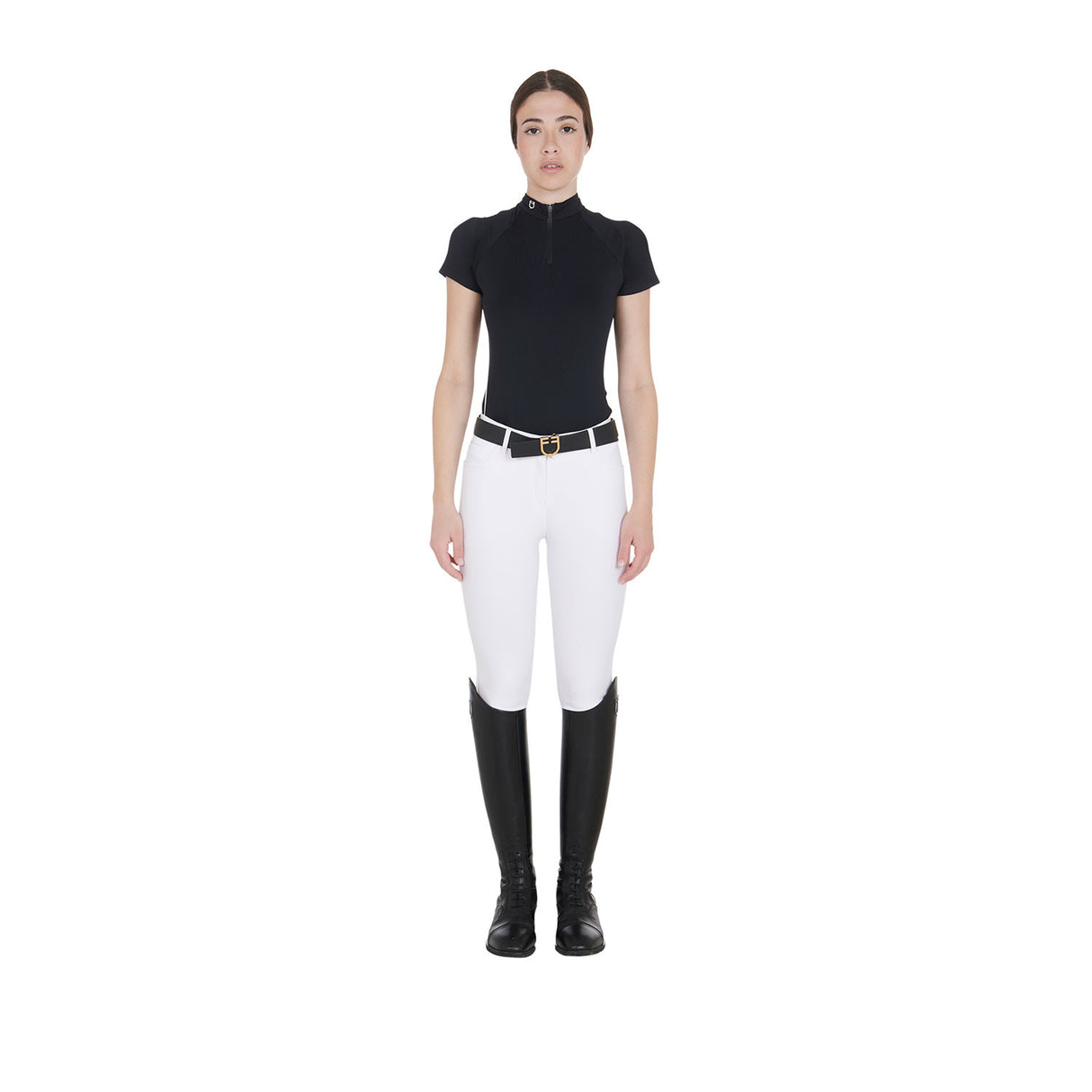 Women's slim fit technical training polo shirt