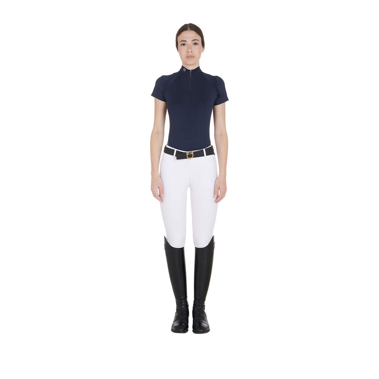 Women's slim fit technical training polo shirt