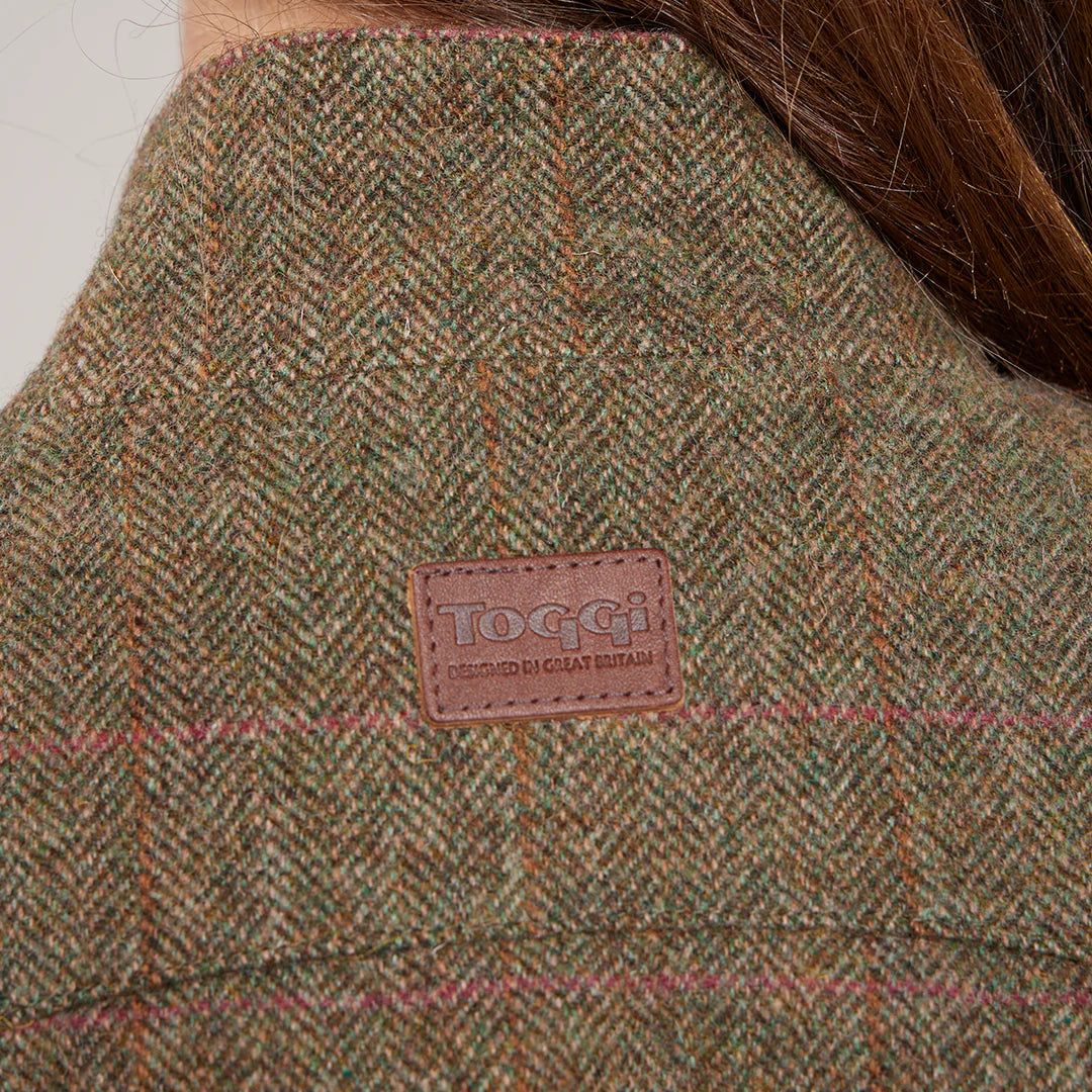 Toggi Ladies Elgin Waterproof Tweed Coat #colour_glenfinnan-tweed