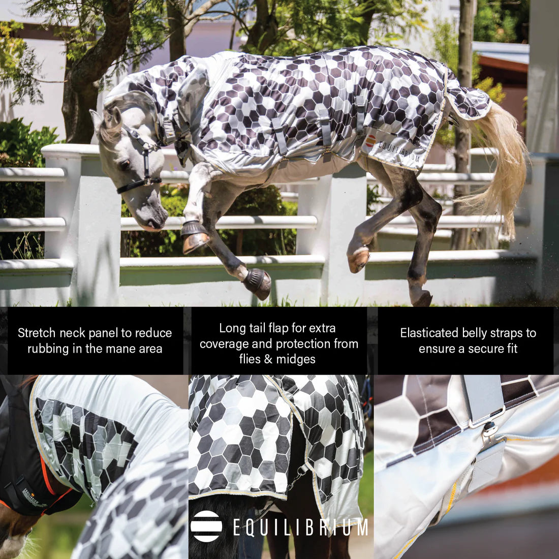 Equilibrium Field Relief Fly Rug #colour_grey