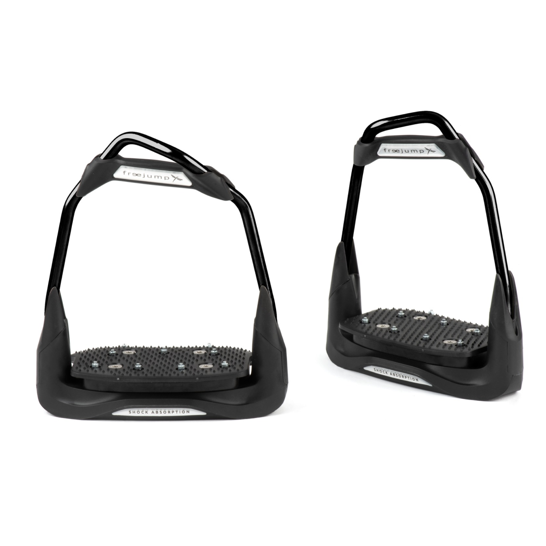 Freejump AirS Full Black 10-30 Stirrups #colour_black-black
