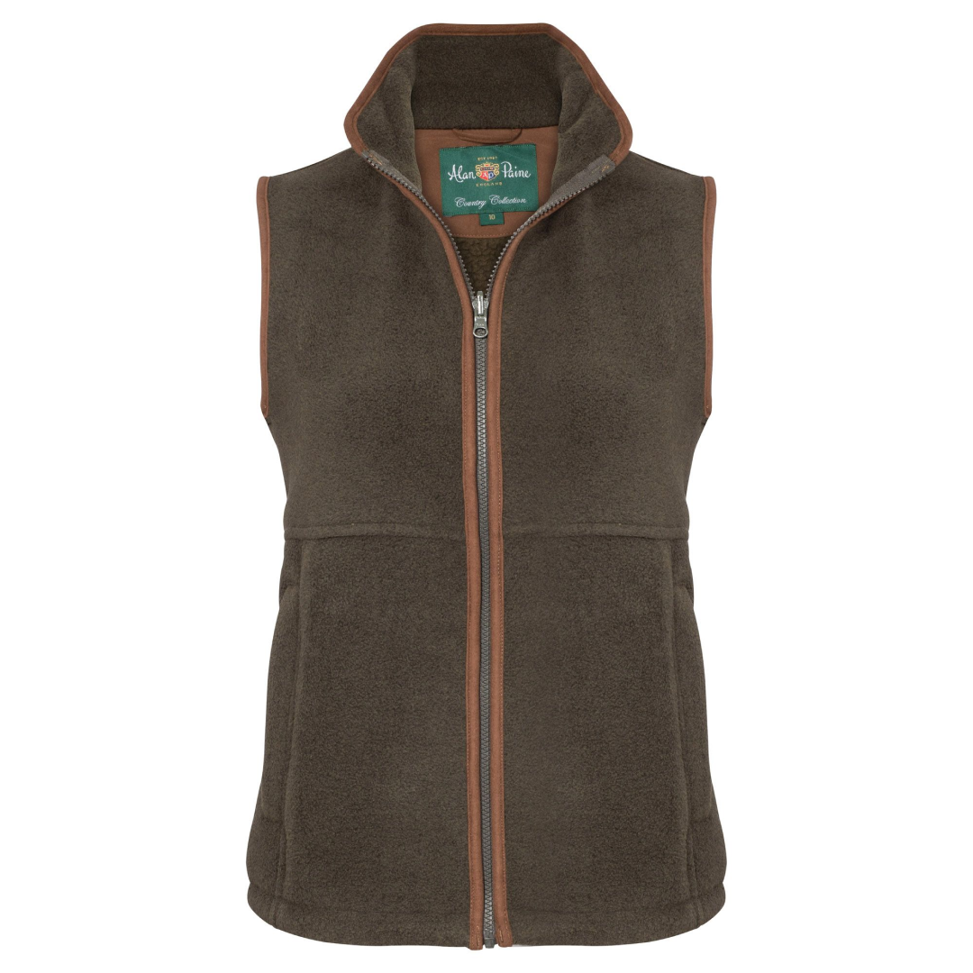 Alan Paine Aylsham Ladies Fleece Gilet #colour_green
