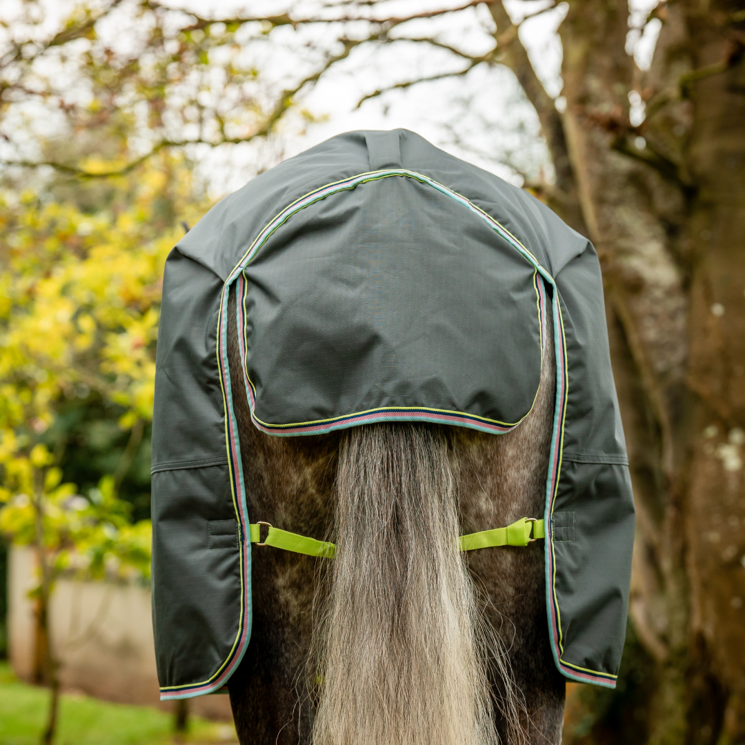 Horseware Ireland Amigo Hero 600D With Ripstop Plus 100g #colour_shadow-lime-navy