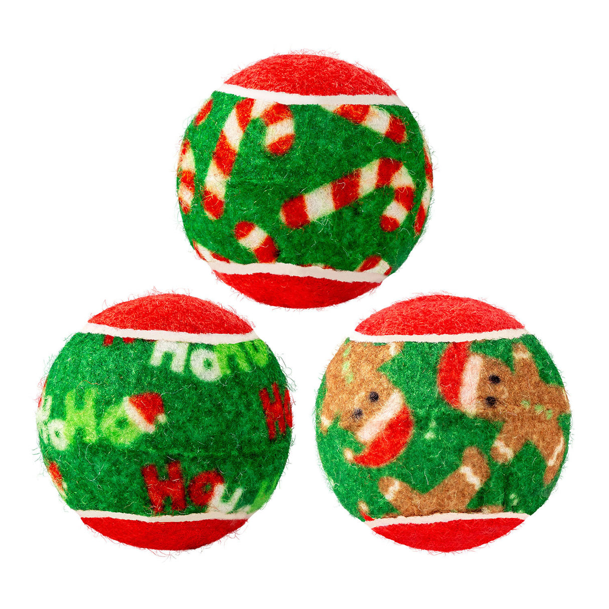 Kong Holiday Squeakair Balls Pack på 6