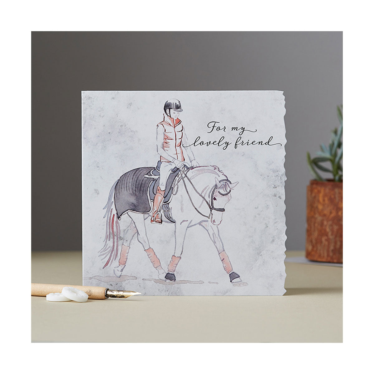 Carte de dolomite fantaisiste Deckled Edge