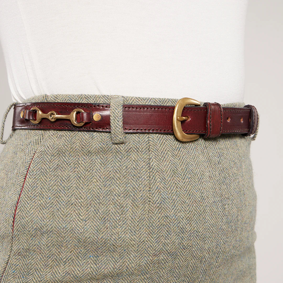 Toggi Penelope Leather Belt #colour_chocolate