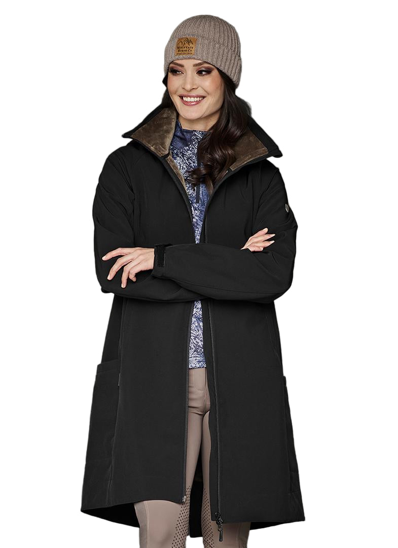 Mountain Horse Stella Softshell Parka #colour_black