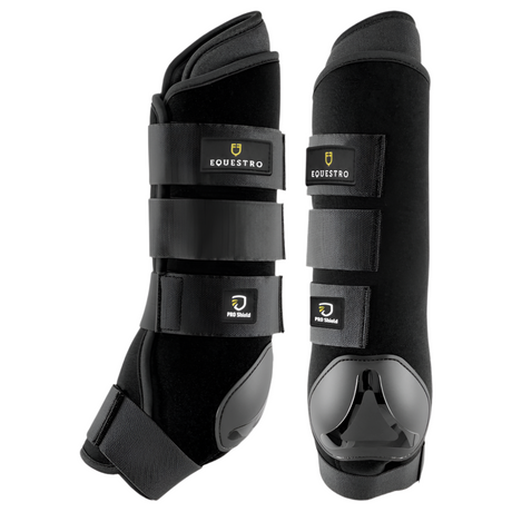 Equestro Stable Boots With Ankle Cap #colour_black