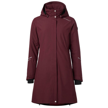 Stierna Stella Winter Short Coat #colour_merlot