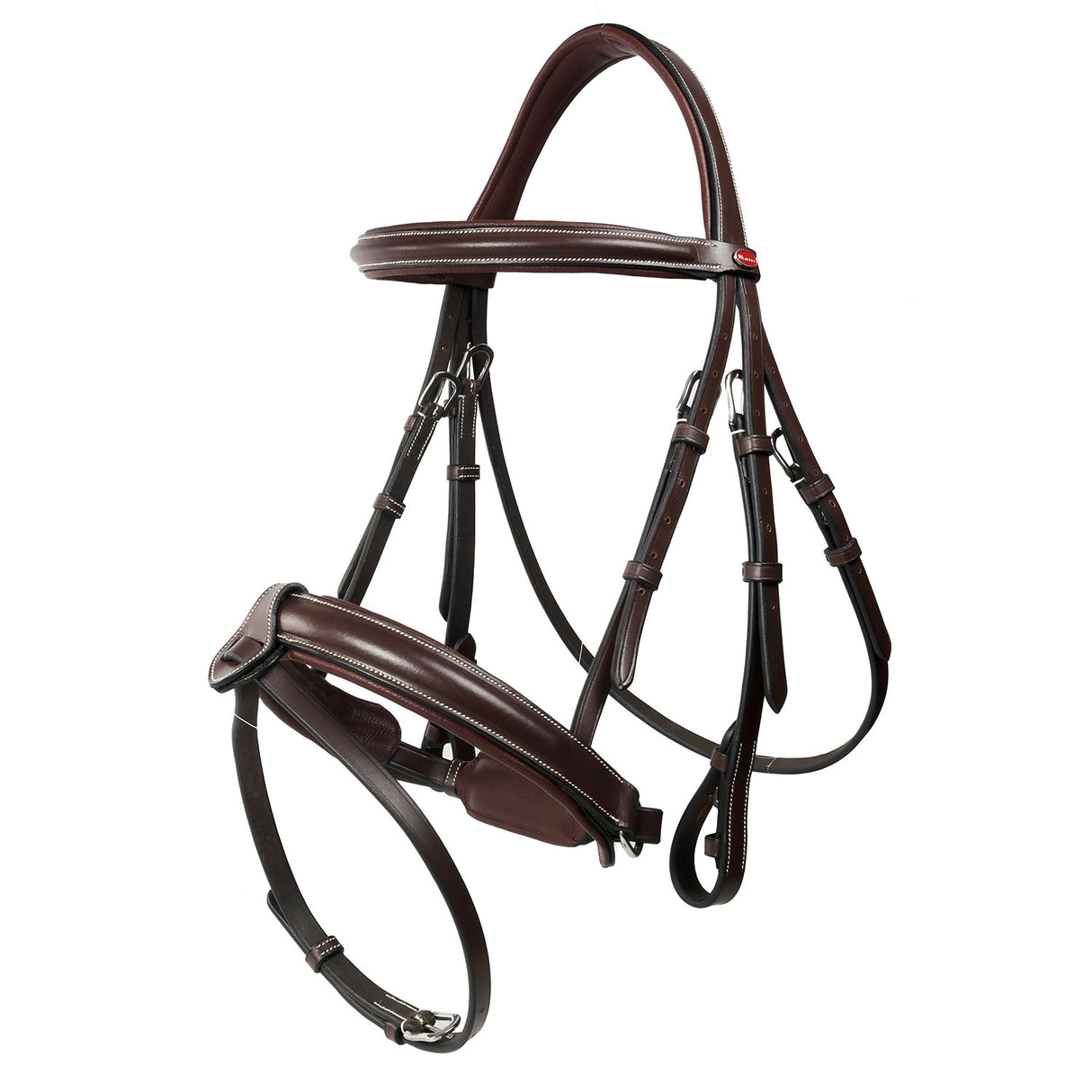 Whitaker Eastwood Crank Bridle With Reins colour_light-havana