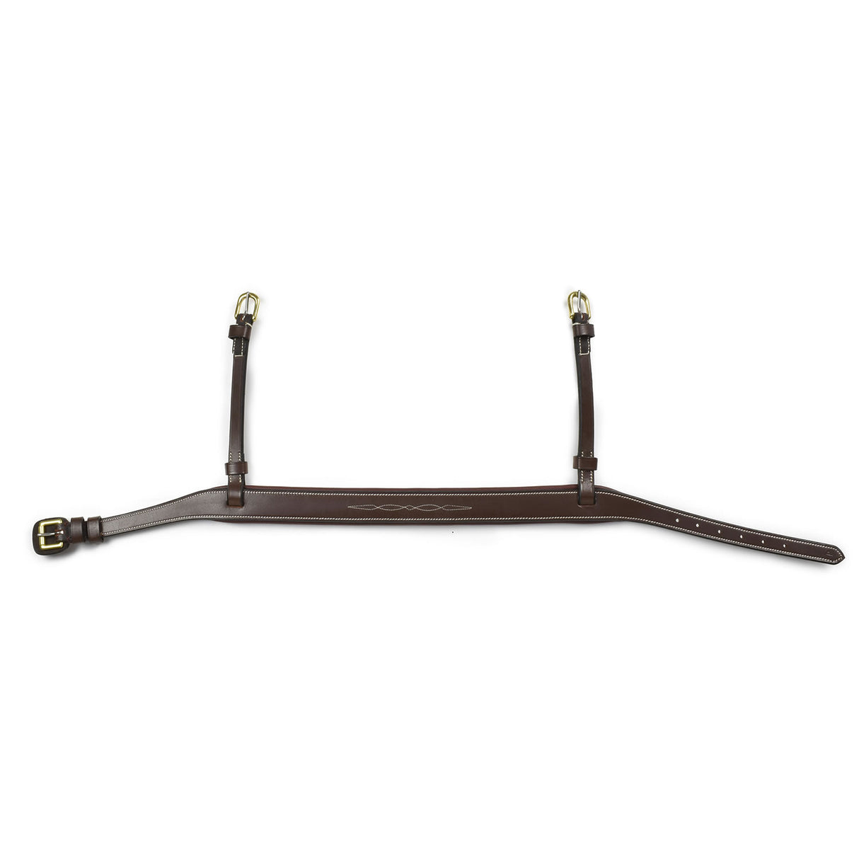 Whitaker Flat Snaffle Noseband #colour_havana