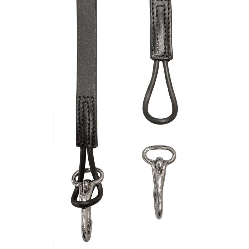 Stubben Pro-Jump Breastplate Closed Martingale Fork #colour_black