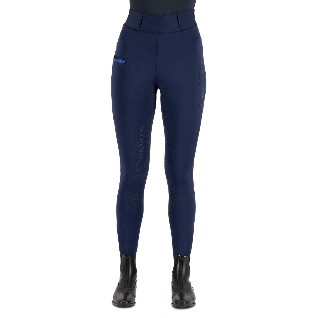 Imperial Riding Women's Comfi Sparks Riding Tights #colour_navy