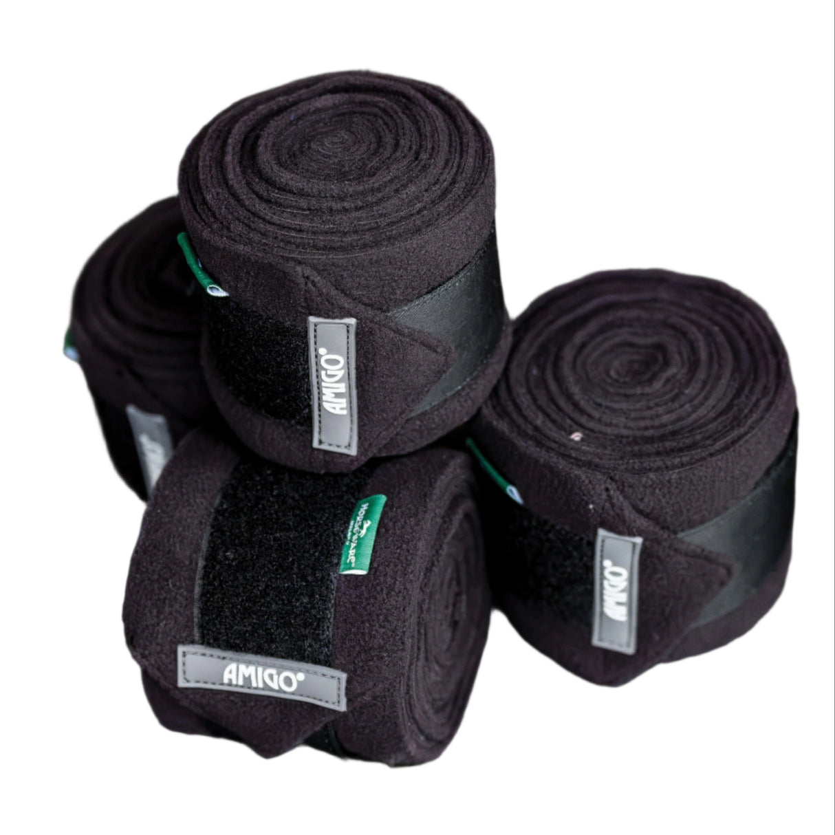 Horseware Ireland Amigo Fleece Bandages #colour_black