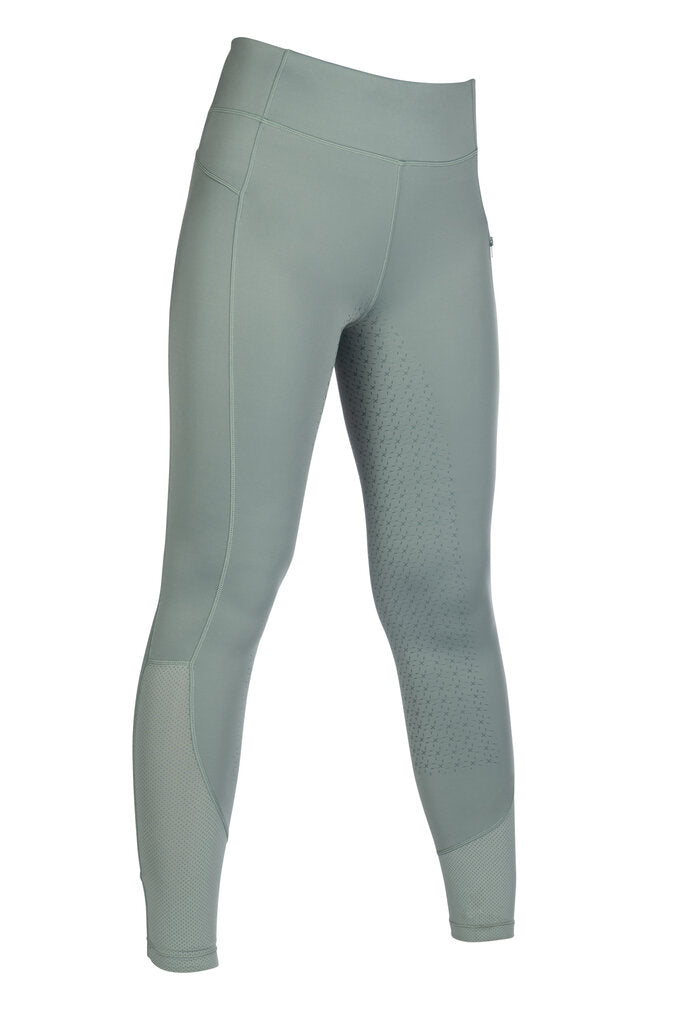 HKM Children's Full Seat Riding Tights -Harbour Island- #colour-sage