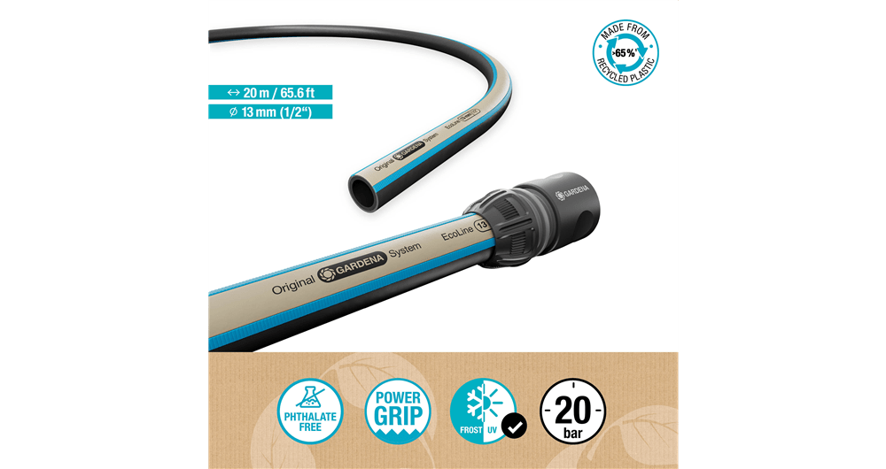 Gardena EcoLine Hose 1/2", 20 m w/o