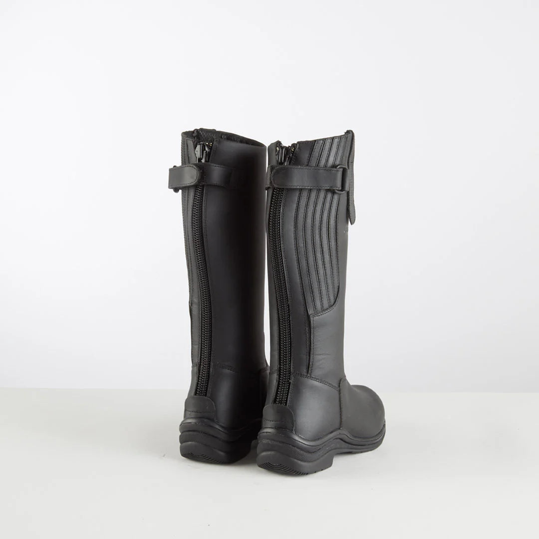 Toggi Carlton Children's Long Riding Boot #colour_black