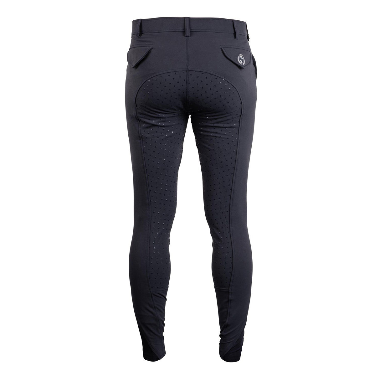 Pantalon d'équitation Montar Gary Yati bleu Full Grip pour hommes