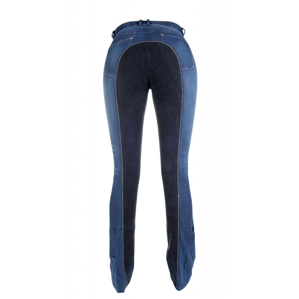 HKM Damen Jodhpur-Reithose -Summer Denim-