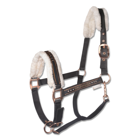 Waldhausen Elegant Halter #colour_black-rose-gold