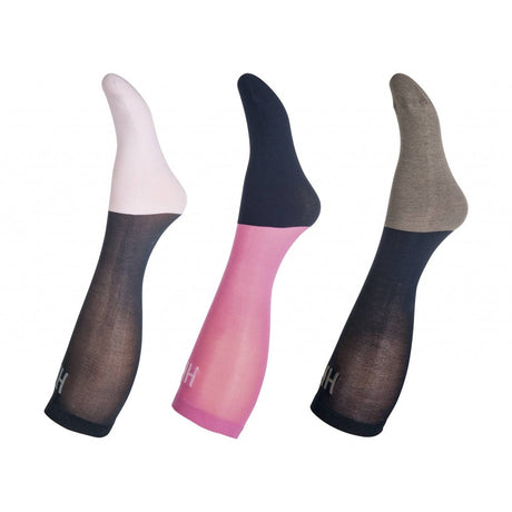 HKM SOCKS -MICROCOTTON FARBURS Sæt på 3