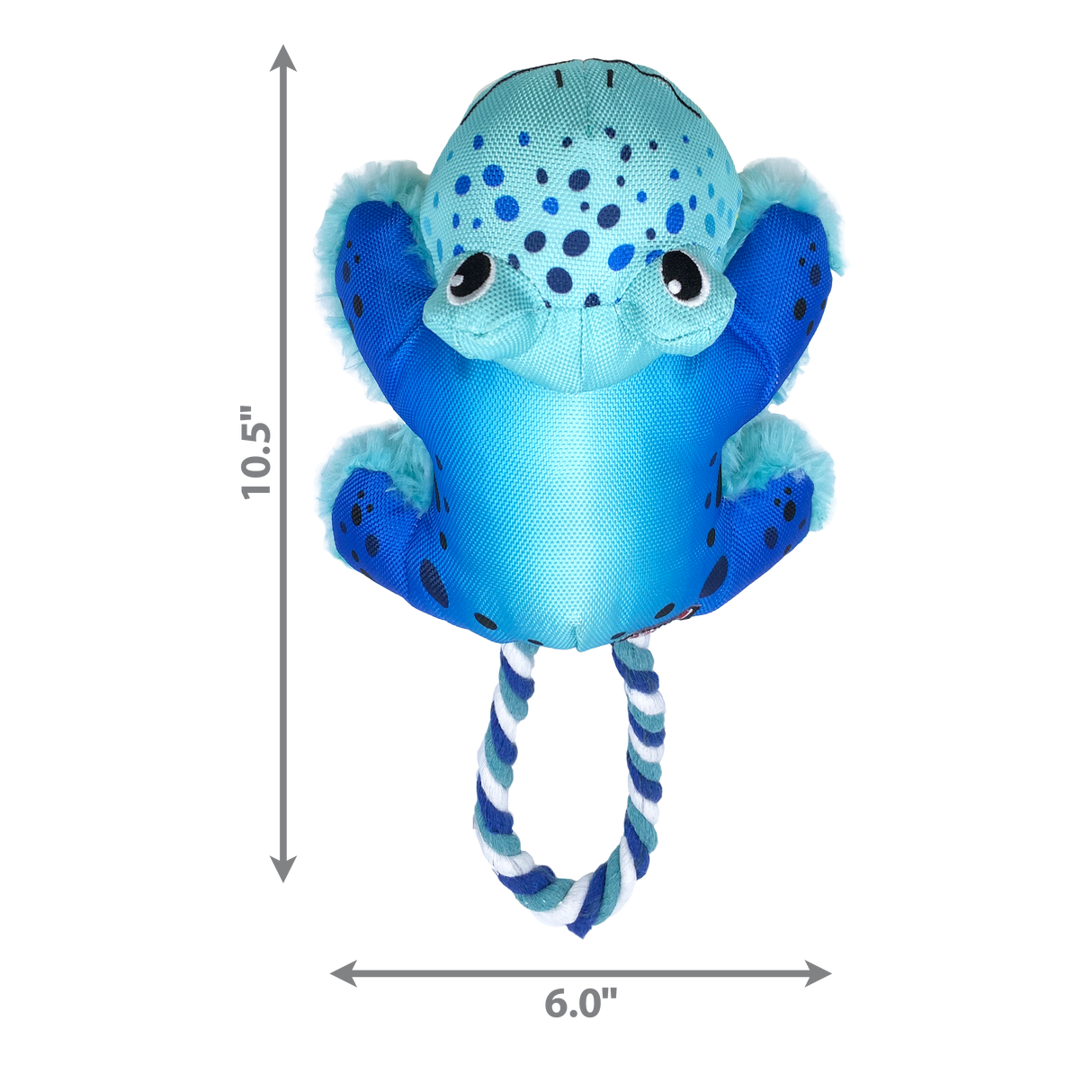 KONG Cozie Tuggz Frog