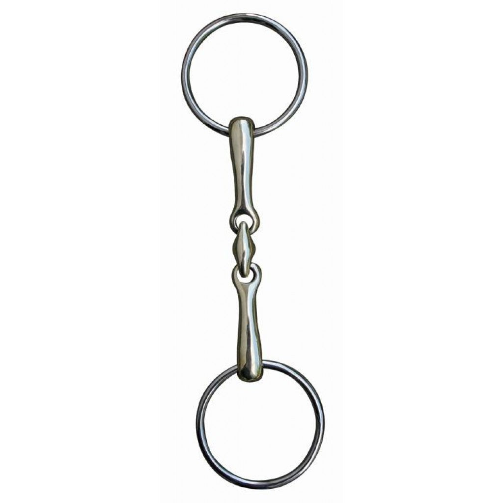 HKM Trense und Raute mit losem Ring und Edelstahl, 16 mm