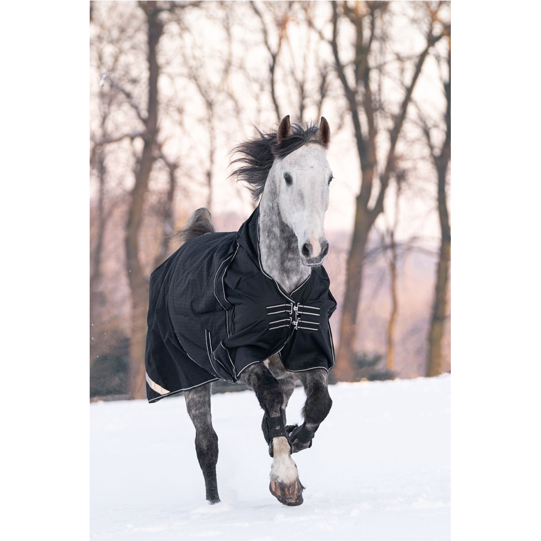 HKM Innsbruck fleece Lining Highneck Rug 1200D #colour_black