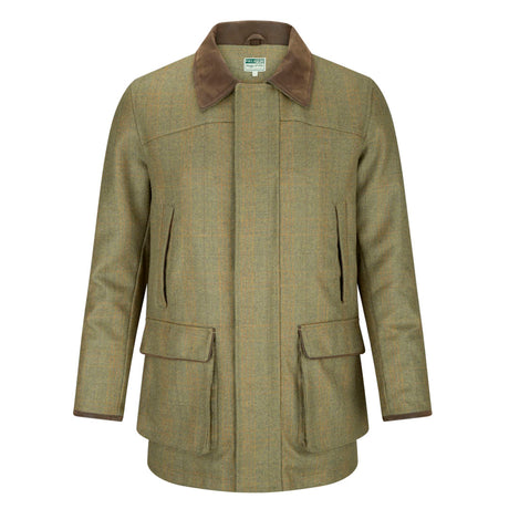Hoggs of Fife Kinloch Men's Technical Tweed Field Coat #colour_autumn-bracken