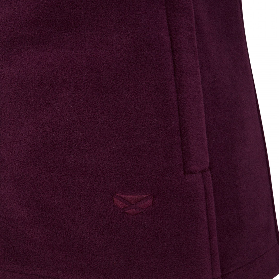 Hoggs of Fife Stenton Ladies Fleece Gilet #colour_merlot