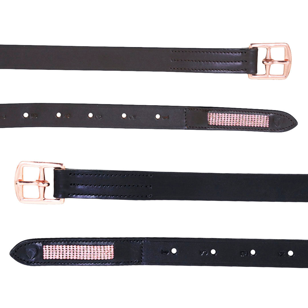 Hy Equestrian Rosciano Rose Gold Detail Steigbügelriemen