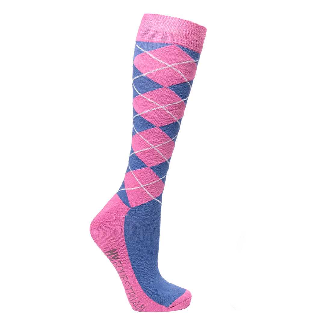 Chaussettes longues Hy Equestrian Synergy Argyle - Lot de 3
