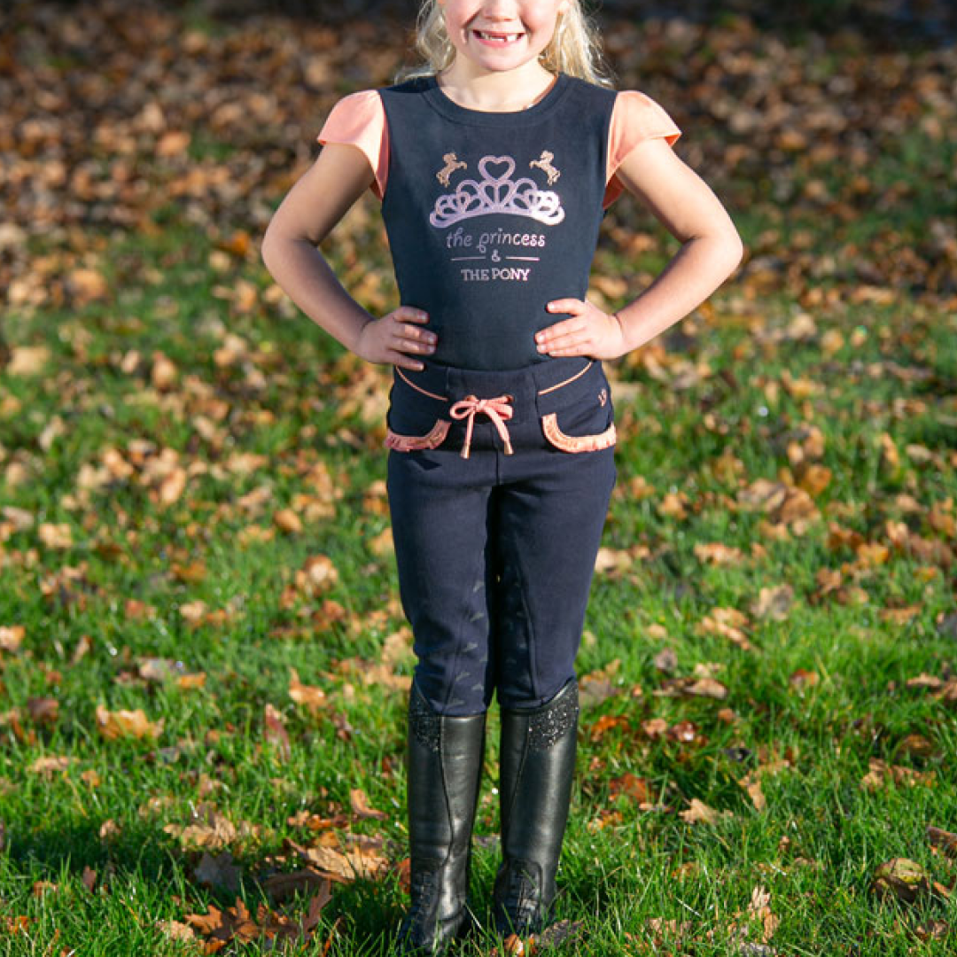 Lille rytter Prinsessen og ponytrækket på Jodhpurs