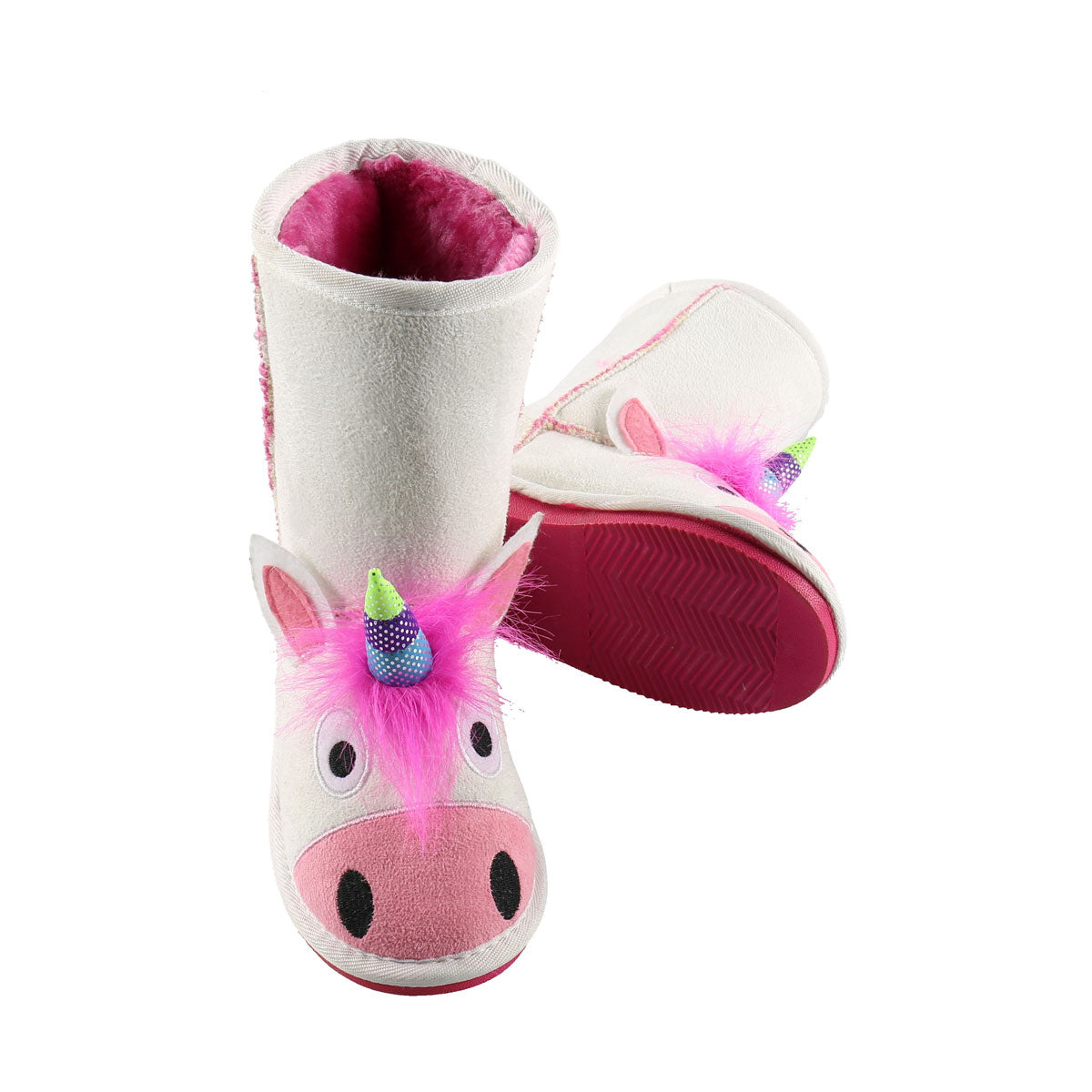 Lazyone Girls Unicorn Toasty Toez Slipper