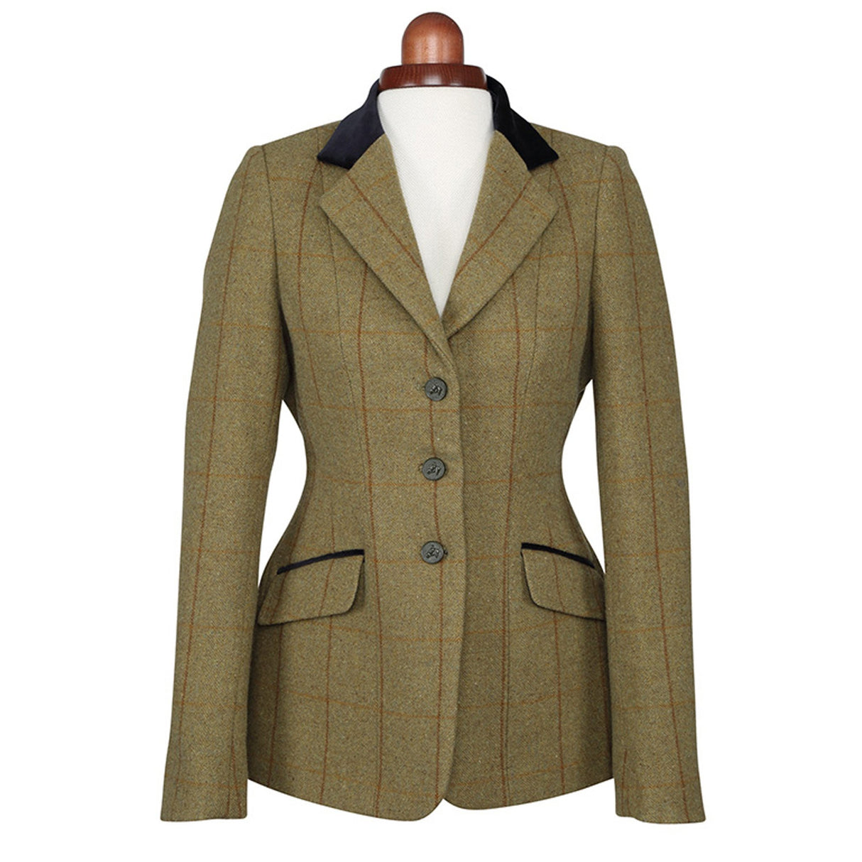 Shires Aubrion Saratoga Ladies Jacket #colour_copper-check