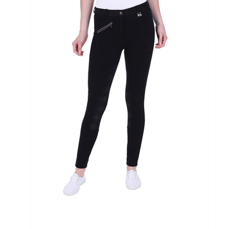 Jodhpurs à fond intégral en silicone bicolore GS Equestrian Carol pour femme