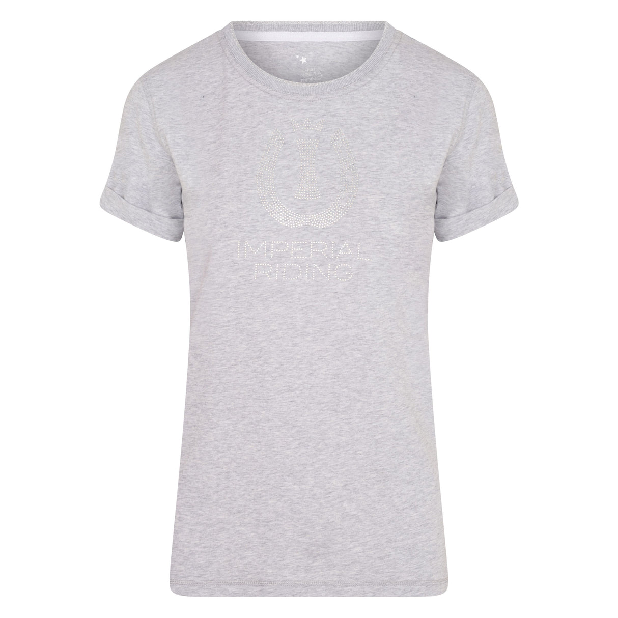 Imperial Riding Gem Star Top #colour_grey-heather