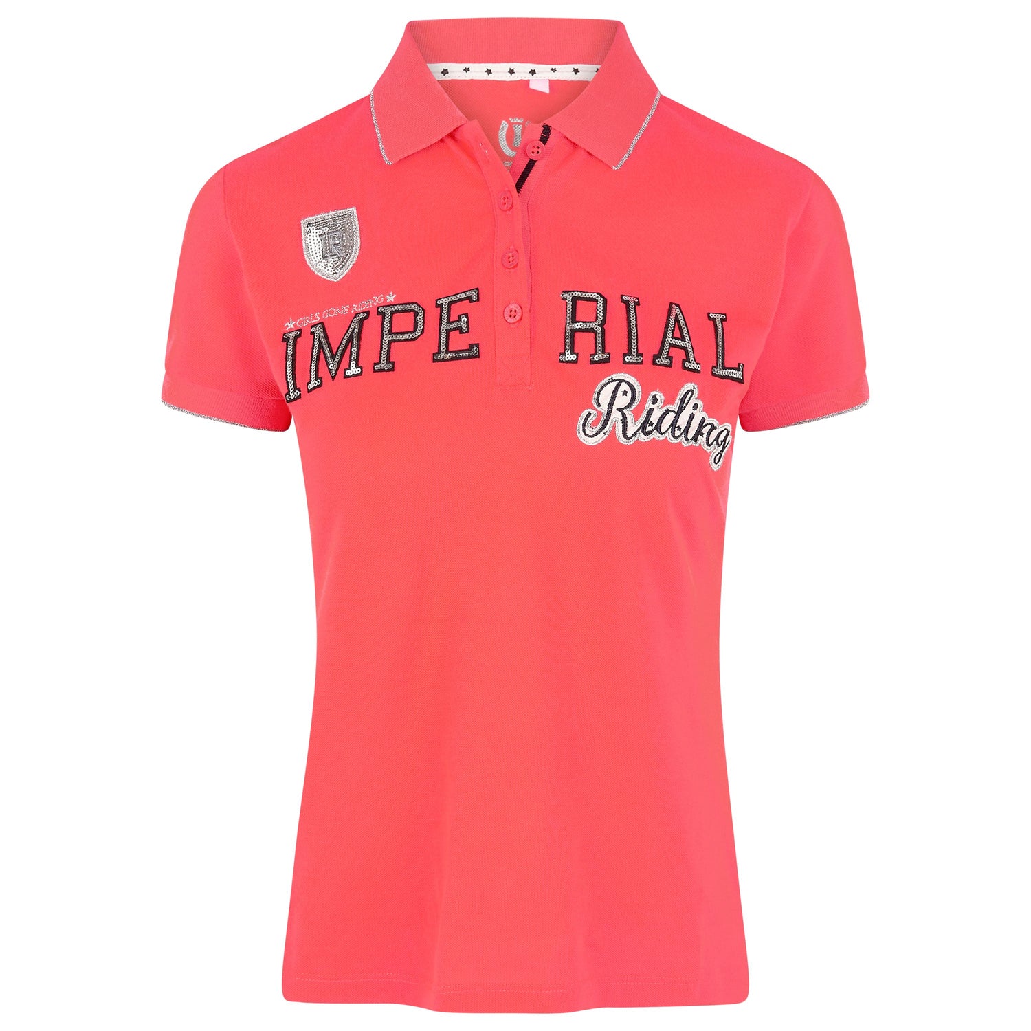 Imperial Riding Girly Polo Shirt #colour_diva-pink