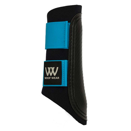 Woof Wear Club Brushing Boot #colour_black-turquoise